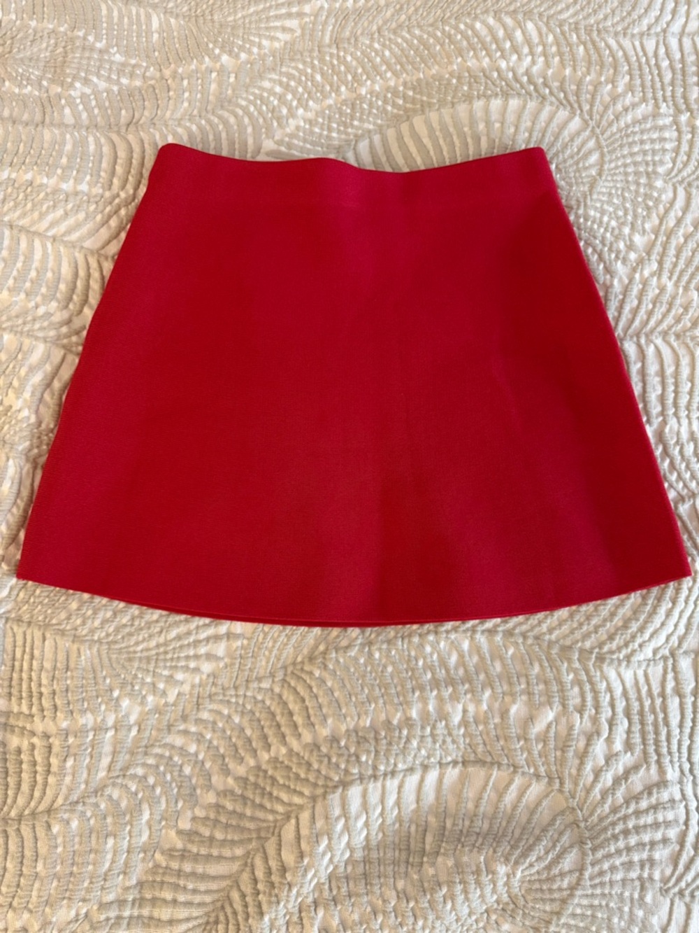Zara Bright Red Mini Skirt